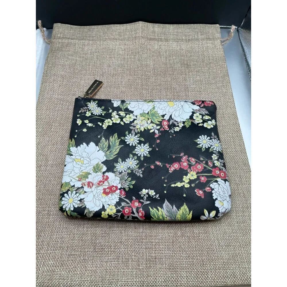 Big Buddha Clutch Black Print Bags or Cosmetic Bag